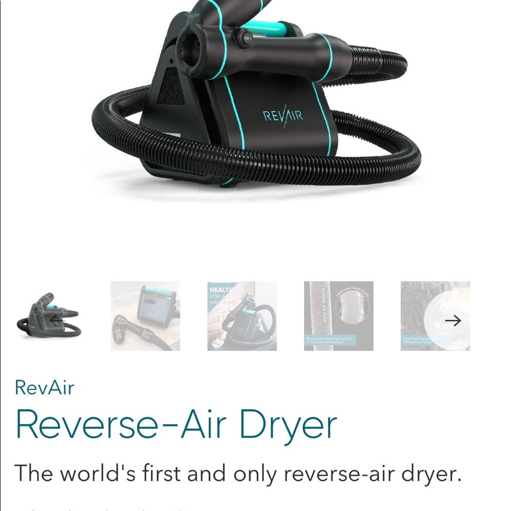 RevAir Reverse Hair Blowdryer.